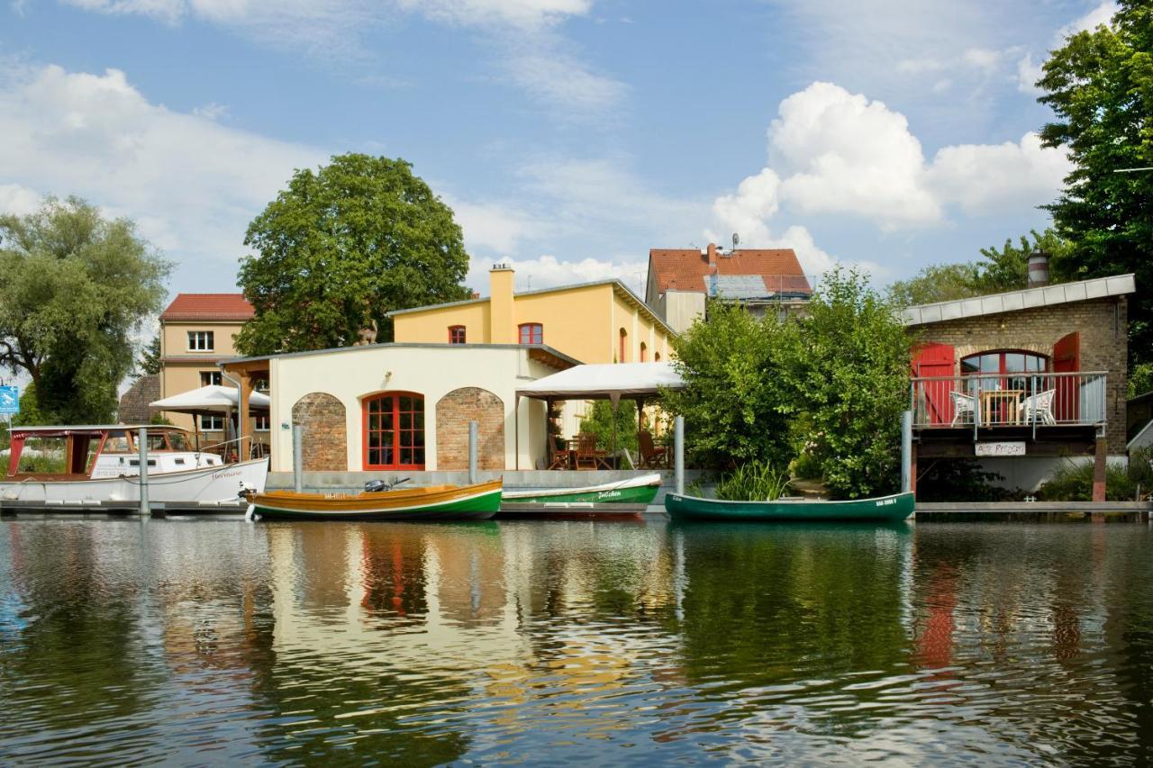 Kulturgasthof Alte Reederei Aparthotel Fürstenberg-Havel Exterior foto